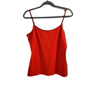 a.n.a. Tank Tops Large Red & Black